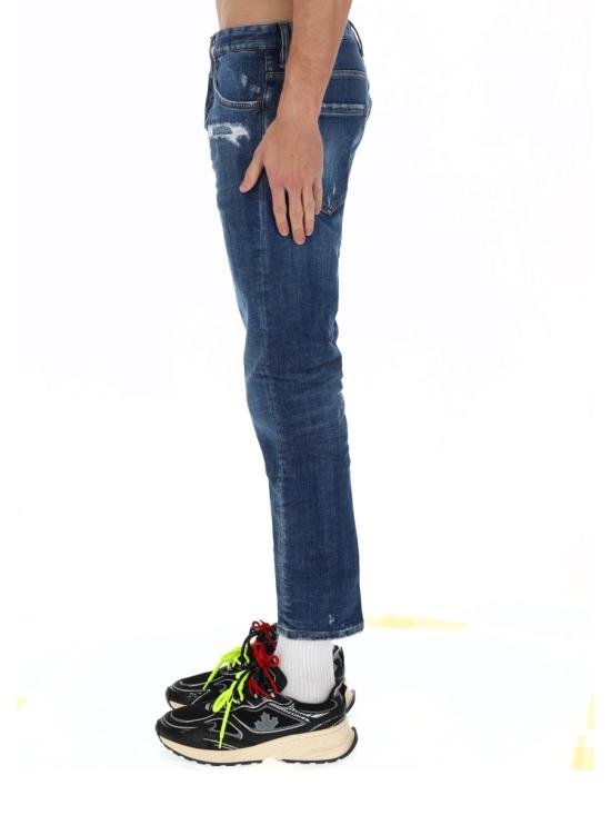 26SS 디스퀘어드2 스트레이트 팬츠 S74LB1871S30872 470 NAVY BLUE - DSQUARED2