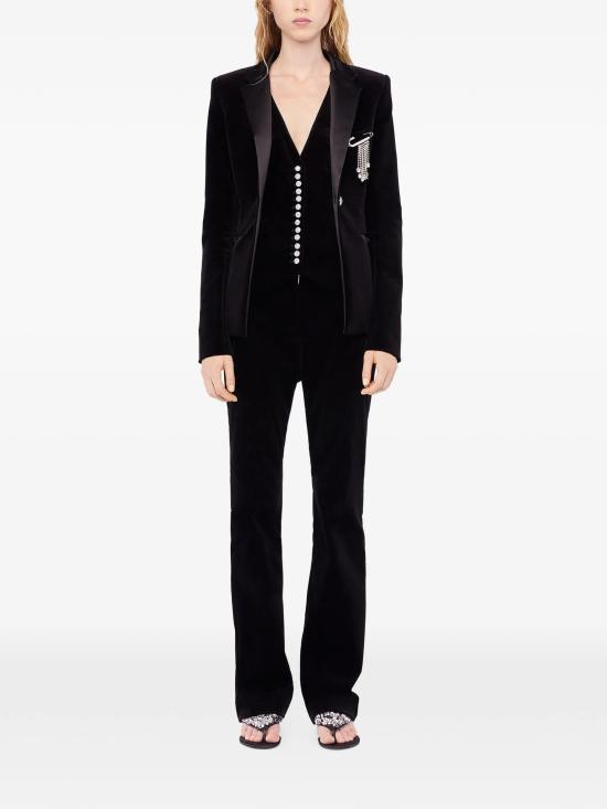 26SS 파코라반 스트레이트 팬츠 26PCPA071CO1158 P001 BLACK - PACO RABANNE