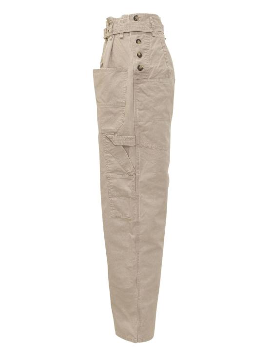 25FW 이자벨마랑 스트레이트 팬츠 PA0552FAC3G02E 23EC ECRU - ISABEL MARANT