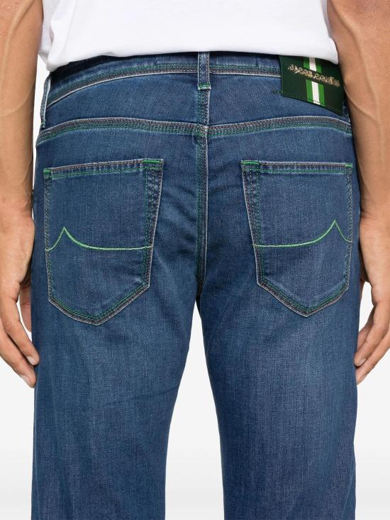 25SS 야콥코헨 스트레이트 팬츠 JUMQM007039S4255200D MEDIUM BLUE - JACOB COHËN