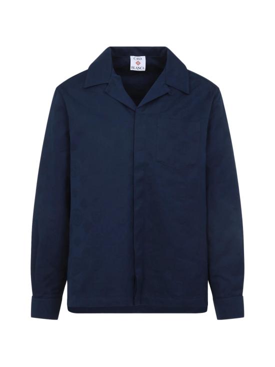 26SS 카사블랑카 긴팔 셔츠 MSP26SH229 01 BLUE MONOGRAM