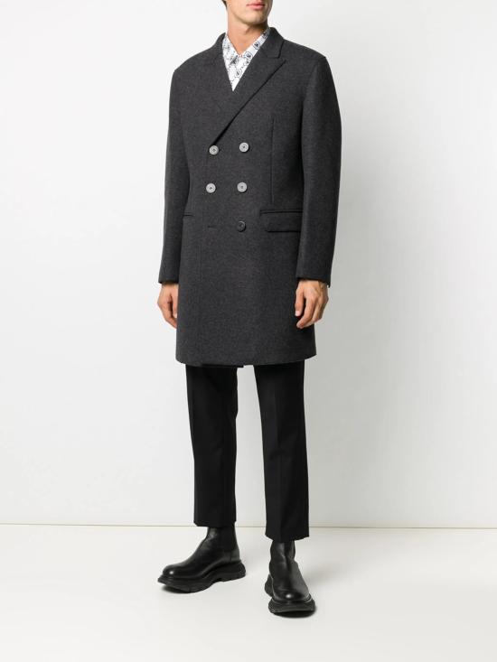  닐바렛 코트 PBCA339P010 468 CHARCOAL - NEIL BARRETT