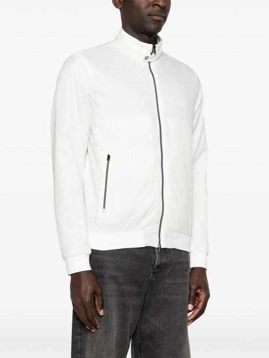 26SS 에르노 에코에이지 하이 카라 봄버 자켓 GI000414U12456Z 1000 WHITE - HERNO