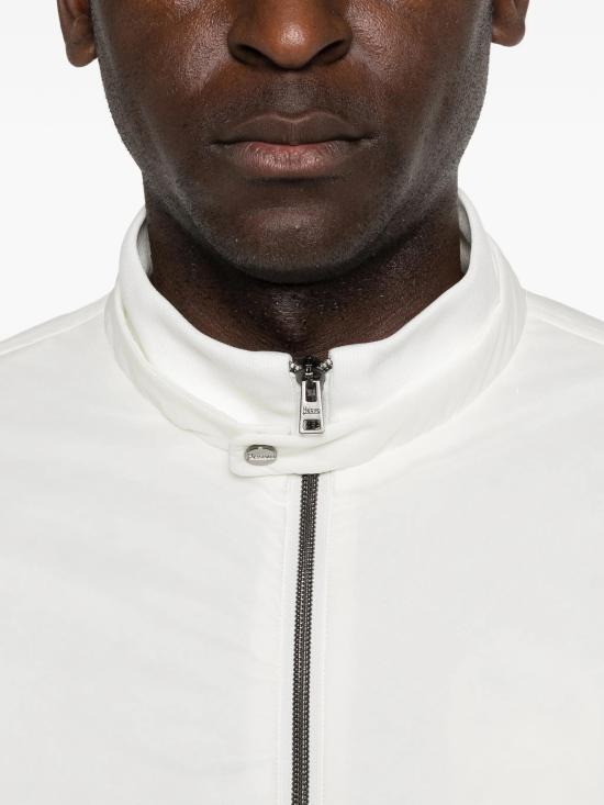 26SS 에르노 에코에이지 하이 카라 봄버 자켓 GI000414U12456Z 1000 WHITE - HERNO