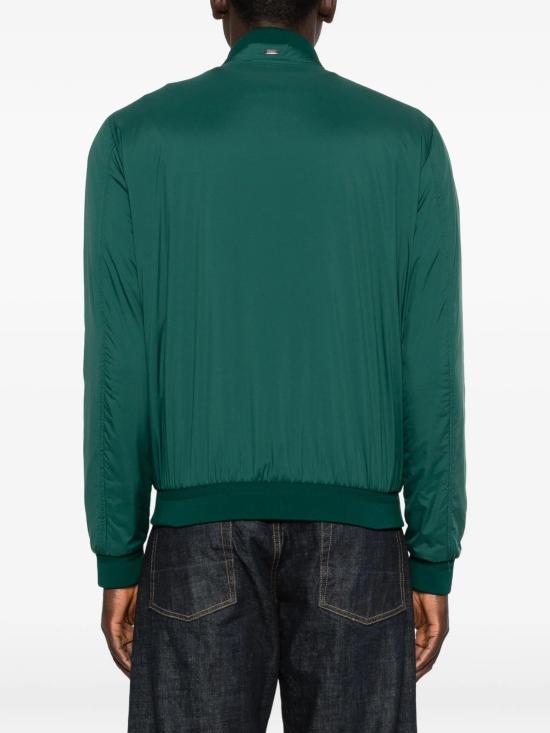 26SS 에르노 에코에이지 하이 카라 봄버 자켓 GI000414U12456Z 7810 VERDE BOTTIGLIA - HERNO