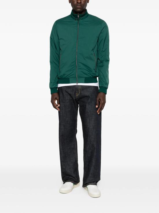 26SS 에르노 에코에이지 하이 카라 봄버 자켓 GI000414U12456Z 7810 VERDE BOTTIGLIA - HERNO