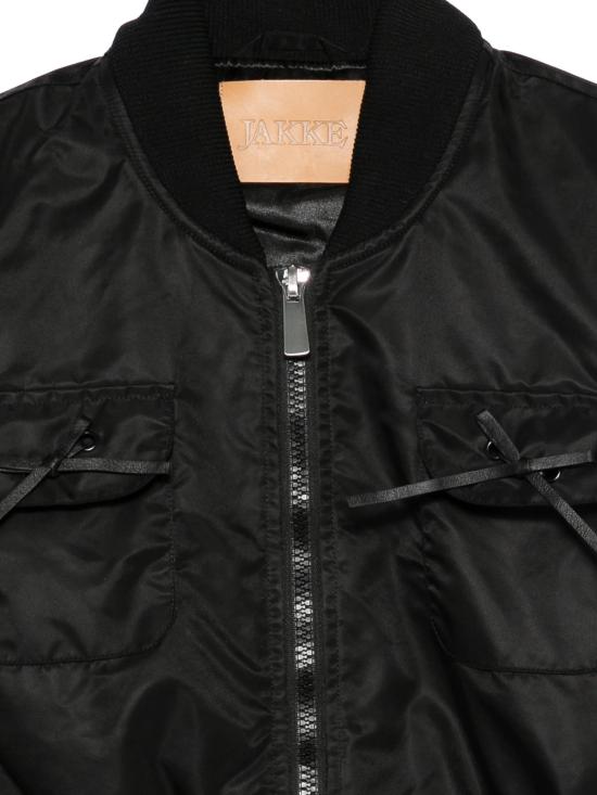 25FW 자케 봄버 자켓 C1017 BLACK - JAKKE