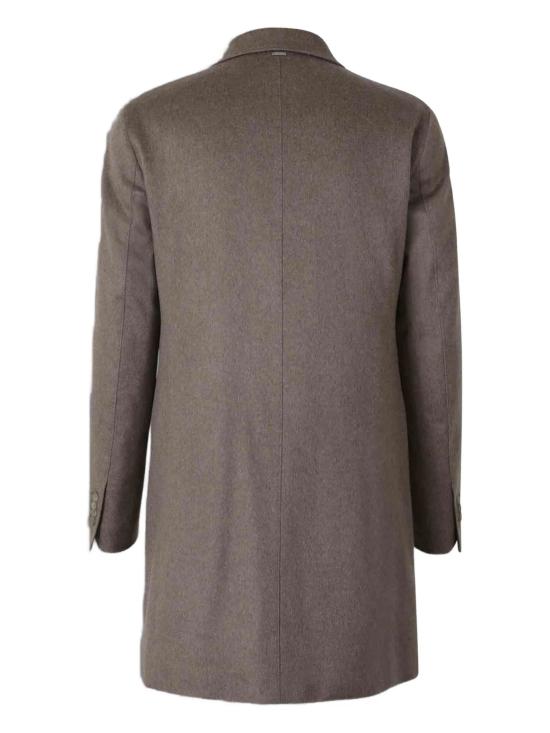 25FW 에르노 퓨어 캐시미어 & 리넨 벨벳 코트 CA000212U38126 2700 BEIGE - HERNO