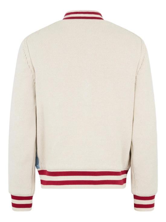 26SS 디스퀘어드2 스웨터 S74HA1622D13191 961 OFF WHITE AND DENIM - DSQUARED2