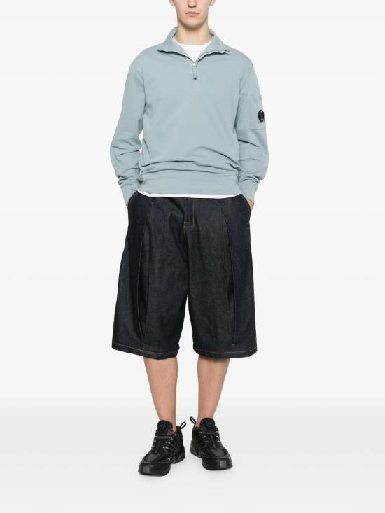 26SS 씨피 컴퍼니 스웨터 20CMSS022A002246G 809 SILVER BLUE - C.P. COMPANY