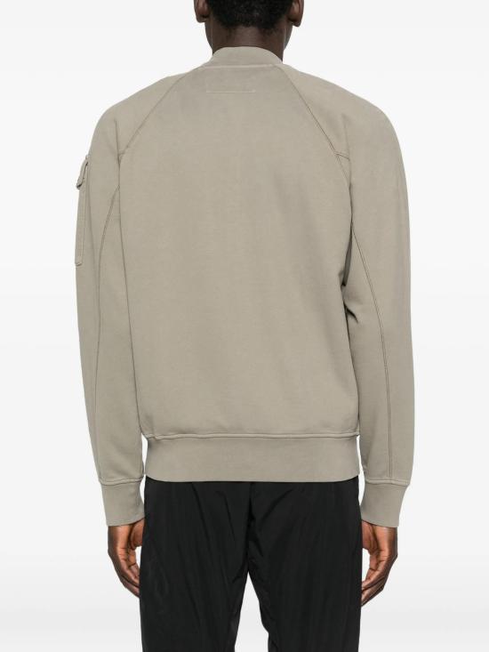 25FW 씨피 컴퍼니 다이애그널 플리스 봄버 풀집 자켓 19CMSS205A006372G 356 FALLEN ROCK - C.P. COMPANY