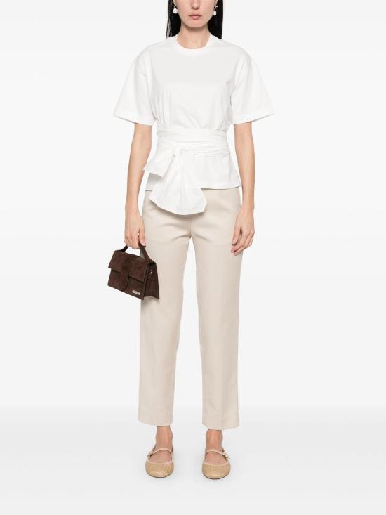 25SS 포르테포르테 반팔 티셔츠 13637MYTSHIRT F47A0 BIANCO - FORTE FORTE