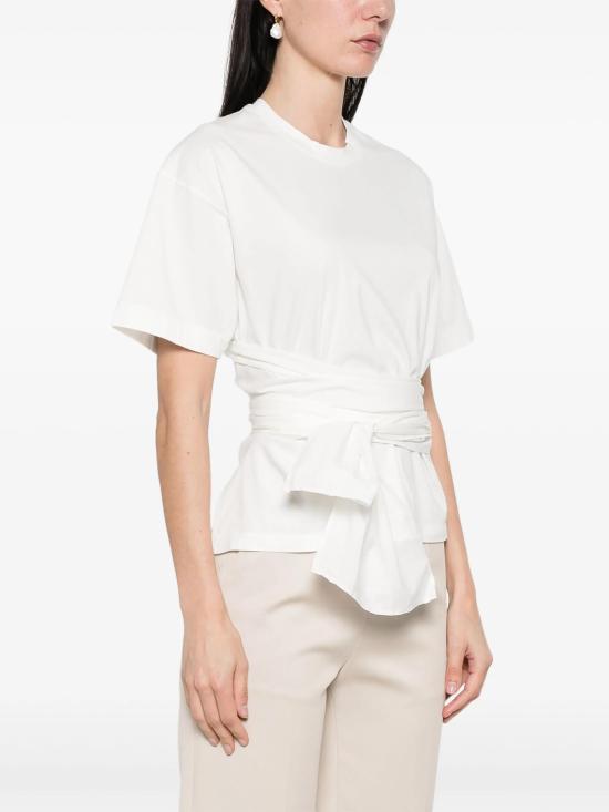 25SS 포르테포르테 반팔 티셔츠 13637MYTSHIRT F47A0 BIANCO - FORTE FORTE