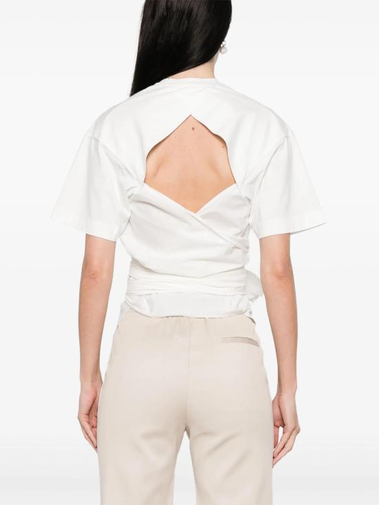 25SS 포르테포르테 반팔 티셔츠 13637MYTSHIRT F47A0 BIANCO - FORTE FORTE