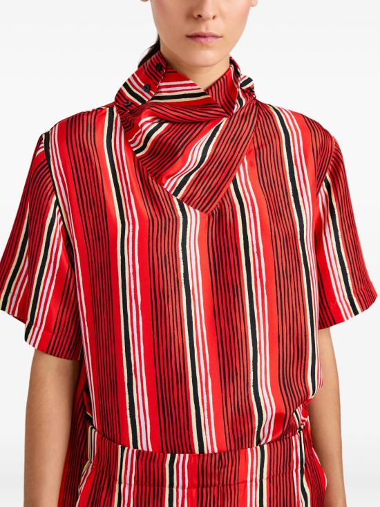 26SS 프로엔자슐러 반팔 티셔츠 R2614012BSP179S 930 VERMILLION MULTI - PROENZA SCHOULER