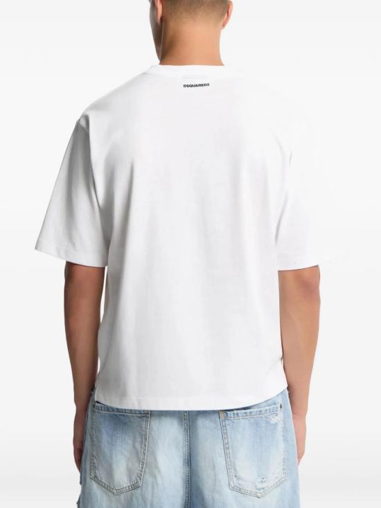 26SS 디스퀘어드2 반팔 티셔츠 S78GD0121D20033 900 WHITE - DSQUARED2