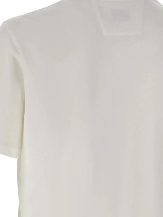 26SS 씨피 컴퍼니 30/1 저지 숏슬리브 로고 티셔츠 20CMTS085A005100W 103 GAUZE WHITE - C.P. COMPANY