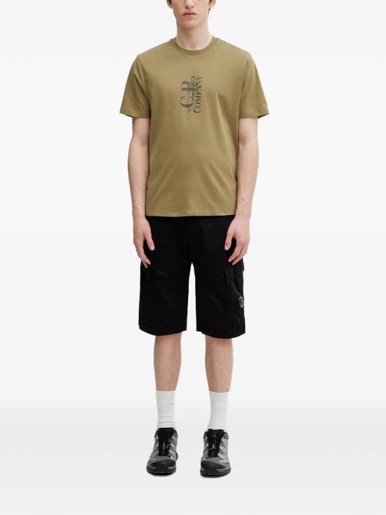 26SS 씨피 컴퍼니 반팔 티셔츠 20CMTS084A005100W 644 DRIED HERB - C.P. COMPANY