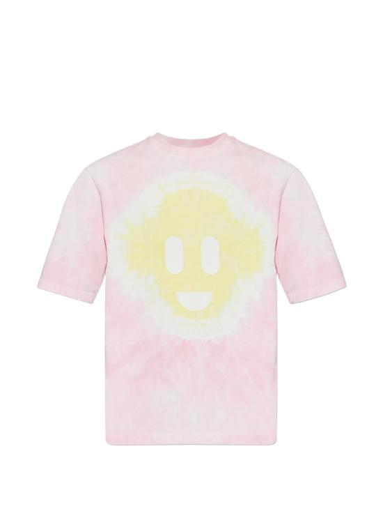 26SS 카사블랑카 반팔 티셔츠 MSS26JTS044 09 TIE DYE PINK