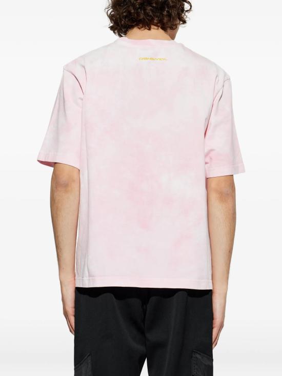 26SS 카사블랑카 반팔 티셔츠 MSS26JTS044 09 TIE DYE PINK - CASABLANCA