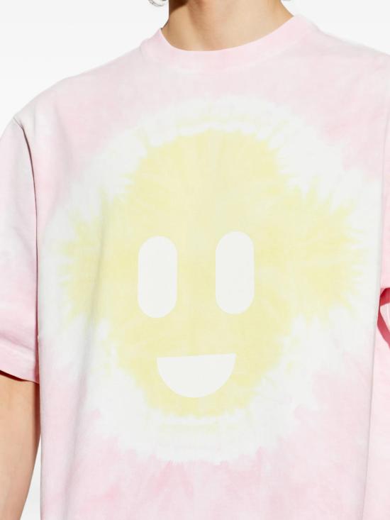 26SS 카사블랑카 반팔 티셔츠 MSS26JTS044 09 TIE DYE PINK - CASABLANCA