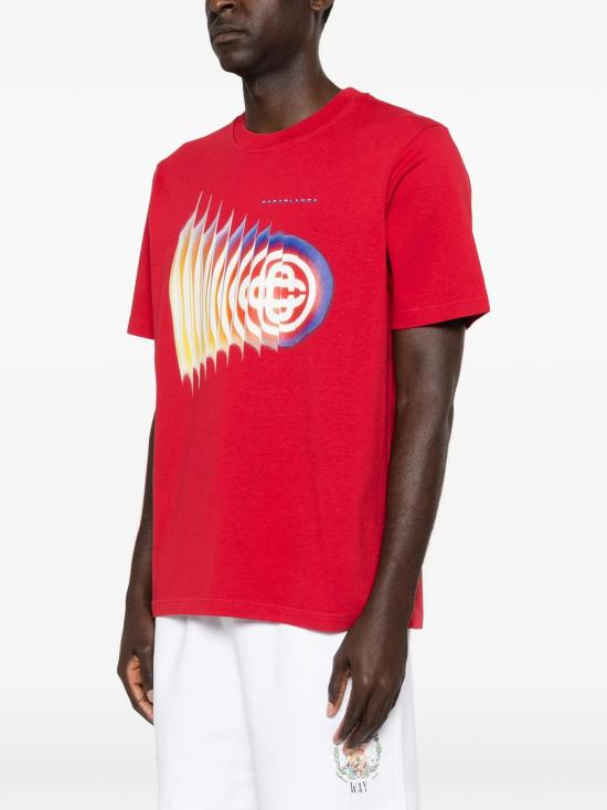 26SS 카사블랑카 반팔 티셔츠 MSS26JTS001 14 SHOCKWAVE - CASABLANCA