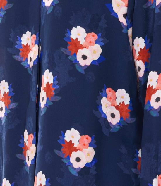  펜디 탑 부케 모티브 셔츠 블루 - FENDI