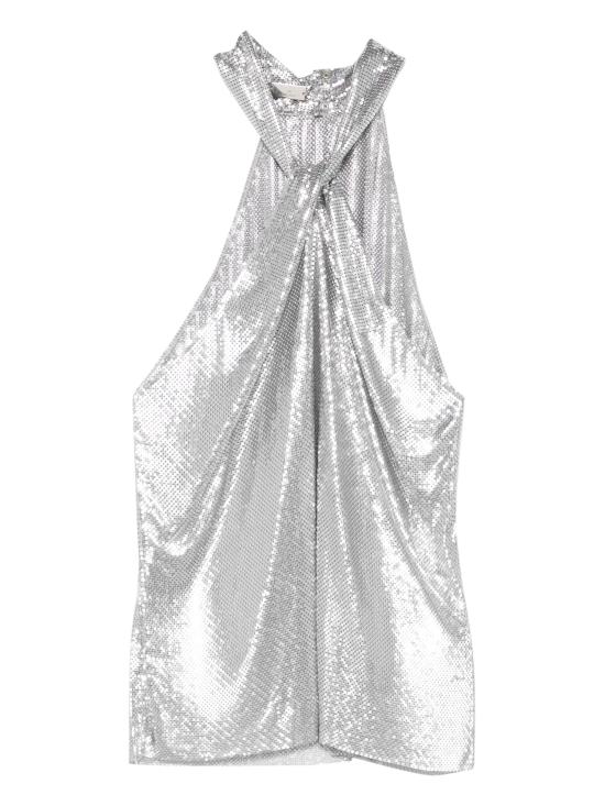 26SS 파코라반 반팔 티셔츠 26PITO160MH0004 P040 SILVER