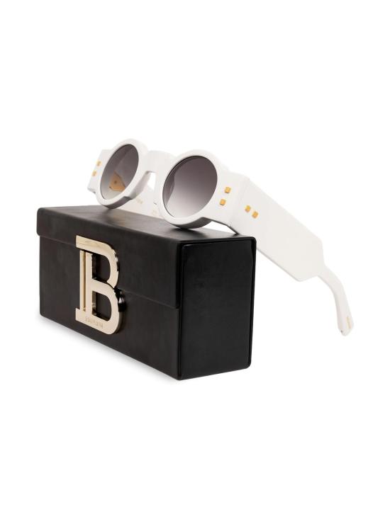 25FW 발망 선글라스 BPS159C42 WHTGLD WHT GLD - BALMAIN