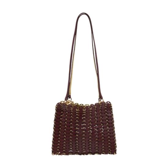 26SS 파코라반 숄더백 26PSS0506CLF288 P640 BORDEAUX CORDOVAN GOLD