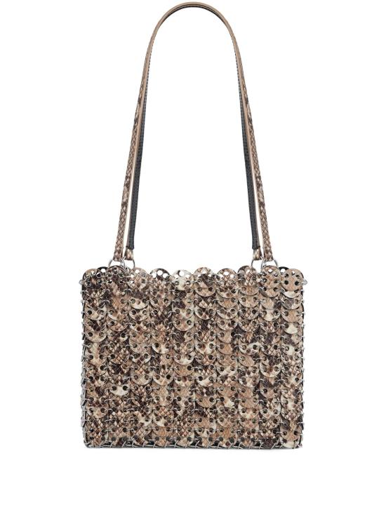 26SS 파코라반 숄더백 26PSS0506CLF291 P747 SNAKE AVORIO SILVER