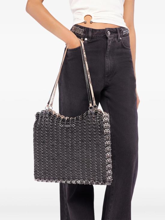 26SS 파코라반 숄더백 26PSS0506CLF291 P747 SNAKE AVORIO SILVER - PACO RABANNE