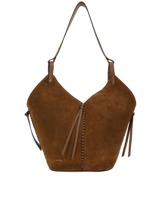 26SS 이자벨마랑 tampa 스웨이드 가죽 토트 백 PM0066FAC2C13M 50CO COGNAC