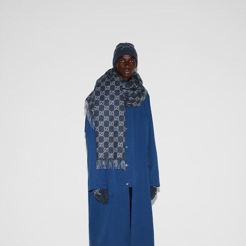 25FW 구찌 GG 캐시미어 자카드 비니 8113924GABX 4169 - GUCCI