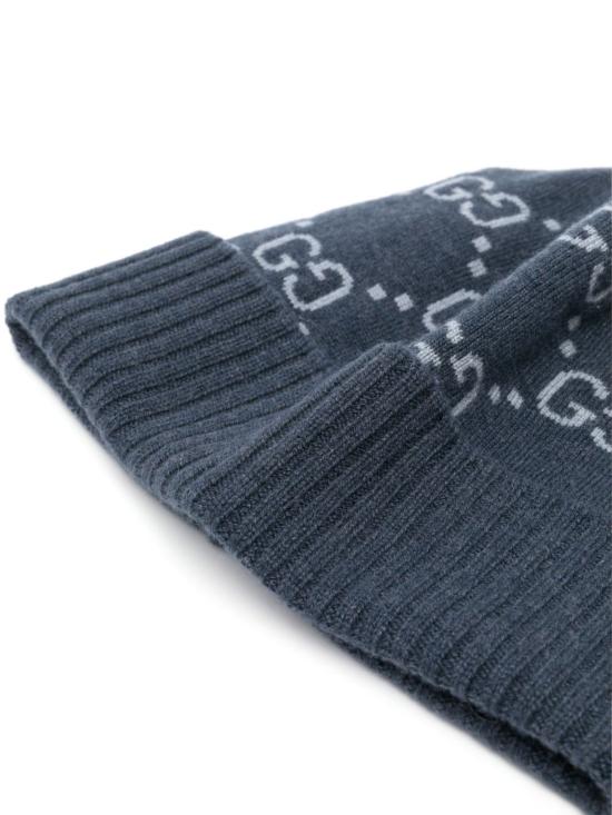 25FW 구찌 GG 캐시미어 자카드 비니 8113924GABX 4169 - GUCCI