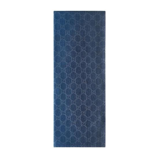 25FW 구찌 모노그램 패턴 옴브레 이펙트 울 스카프 8319204GAKH 4068