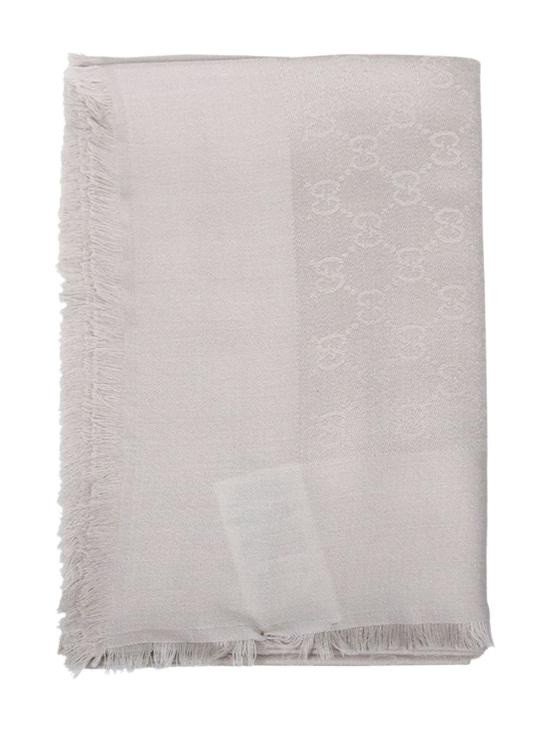 25FW 구찌 GG 울 실크 자카드 숄 8094994G930 1400 - GUCCI