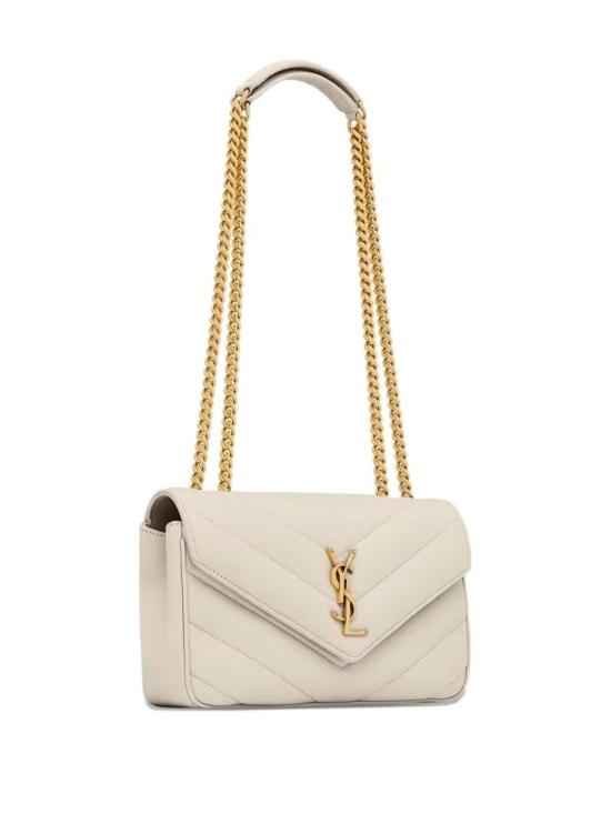 26SS 생로랑 루루 마틀라세 램스킨 스몰 숄더백 801437AAEAX 9207 CREMA SOFT - SAINT LAURENT