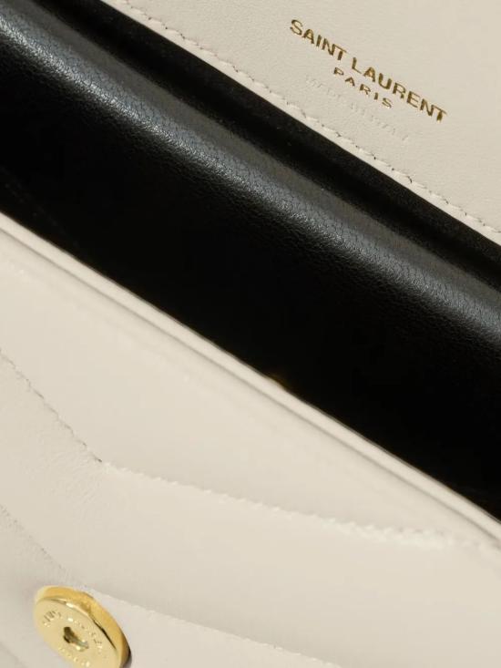 26SS 생로랑 루루 마틀라세 램스킨 스몰 숄더백 801437AAEAX 9207 CREMA SOFT - SAINT LAURENT