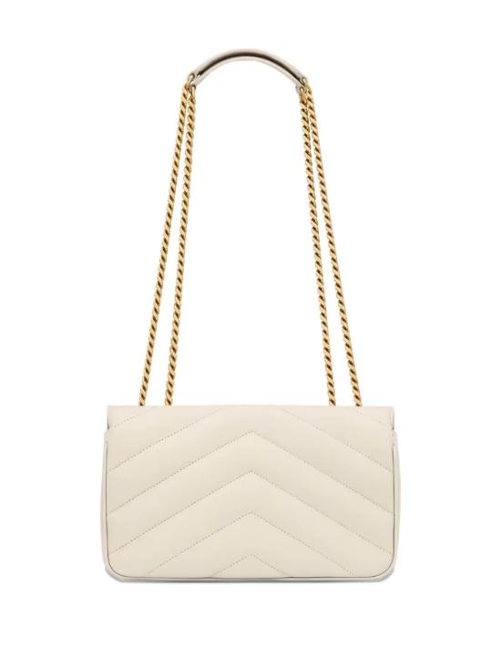 26SS 생로랑 루루 마틀라세 램스킨 스몰 숄더백 801437AAEAX 9207 CREMA SOFT - SAINT LAURENT