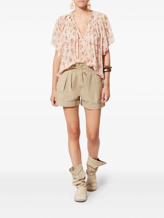 26SS 이자벨마랑 스트레이트 팬츠 SH0256FAD1G04E 90BE BEIGE - ISABEL MARANT