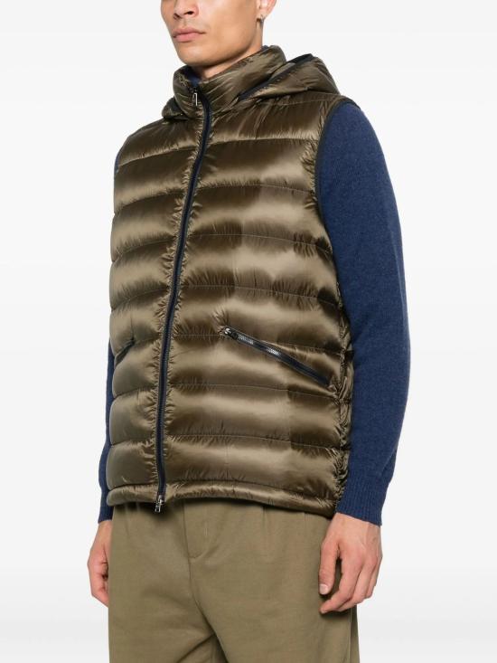 25FW 에르노 베스트 PI001300U12020Z 7740 MILITARE - HERNO