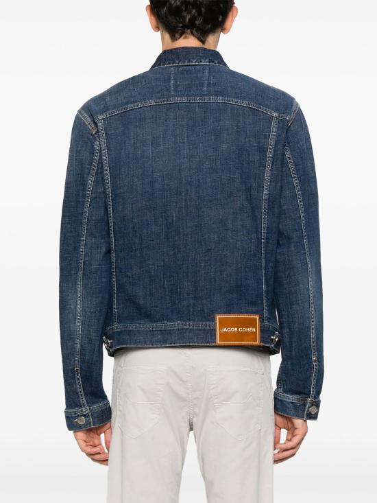 25SS 야콥코헨 데님 자켓 JUMH0076080S3736S1G 200D MEDIUM BLUE - JACOB COHËN