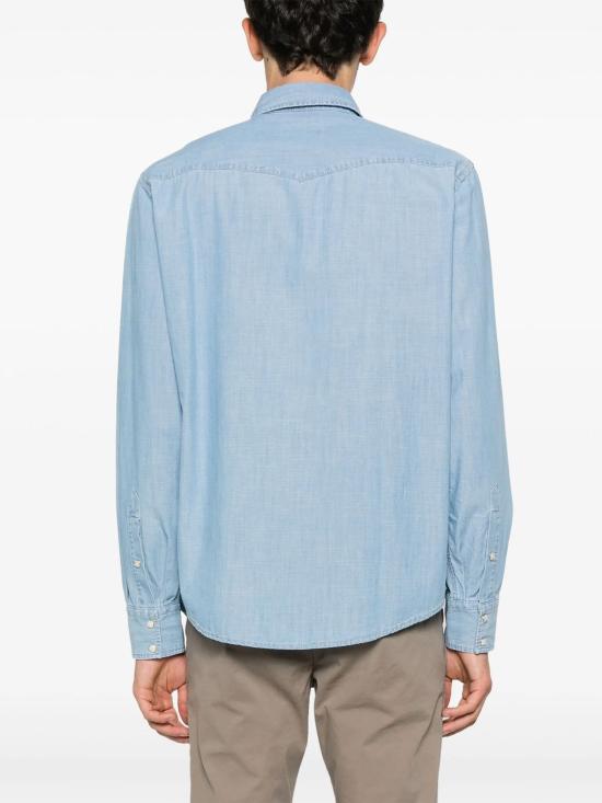 25SS 야콥코헨 긴팔 셔츠 JUMC0002017T714AB1W 300D LIGHT BLUE - JACOB COHËN