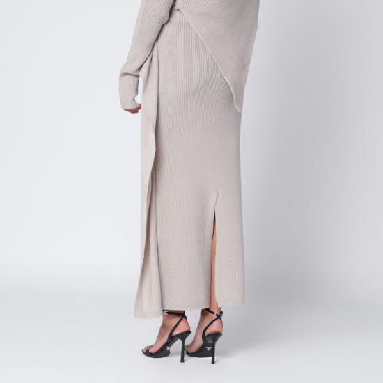 25FW 엔타이어 스튜디오 스커트 ESWW2510054WO SO Light Beige - ENTIRE STUDIOS