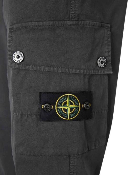 25FW 스톤 아일랜드 슬림 핏 카고 팬츠 K2S153100034S00L1 V0162 LEAD GREY - STONE ISLAND