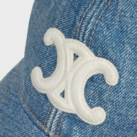 26SS 셀린느 트리옹프 베이스볼 캡 AA06F930F 07UW UNION WASH - CELINE