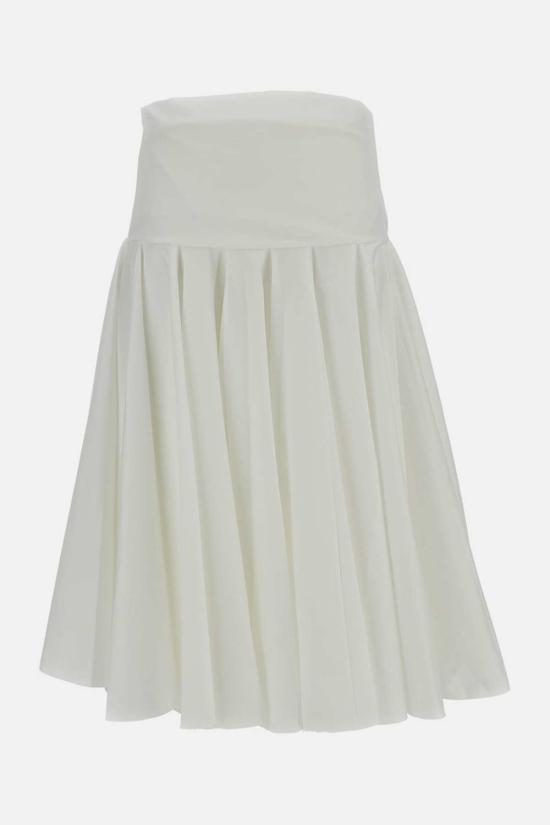  자크뮈스 롱 스커트 르 주퐁 스커트 화이트 - JACQUEMUS
