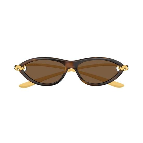 25FW 보테가베네타 선글라스 BV1390S002 HAVANAGOLDBROWN - BOTTEGA VENETA