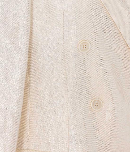  브루넬로 쿠치넬리 수트 자켓 더블 브레스트 재킷 블레이저 골든 - BRUNELLO CUCINELLI